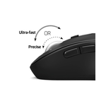 Port Connect Bluetooth Rechargeable Expert Mouse - Black