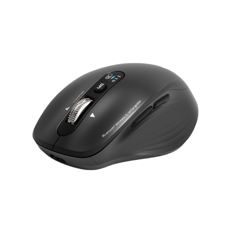 Port Connect Business 2.4GHz Rechargeable Bluetooth Wireless Mouse Black