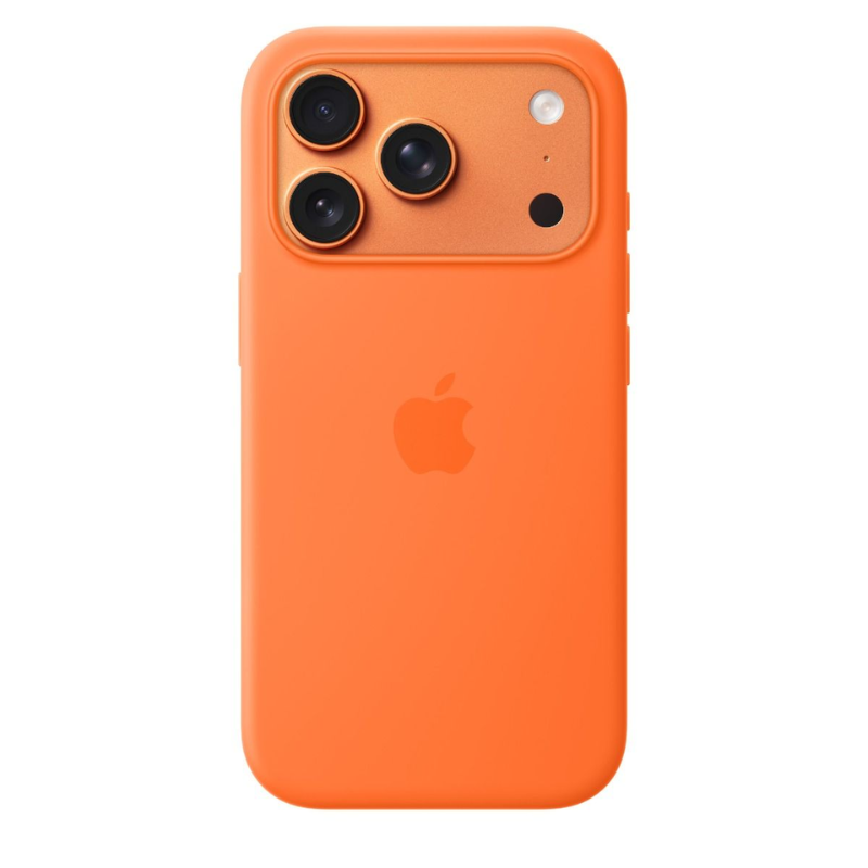 Apple iPhone 17 Pro Silicone Case With MagSafe - Orange