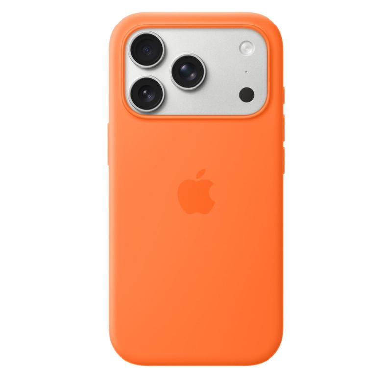 Apple iPhone 17 Pro Silicone Case With MagSafe - Orange