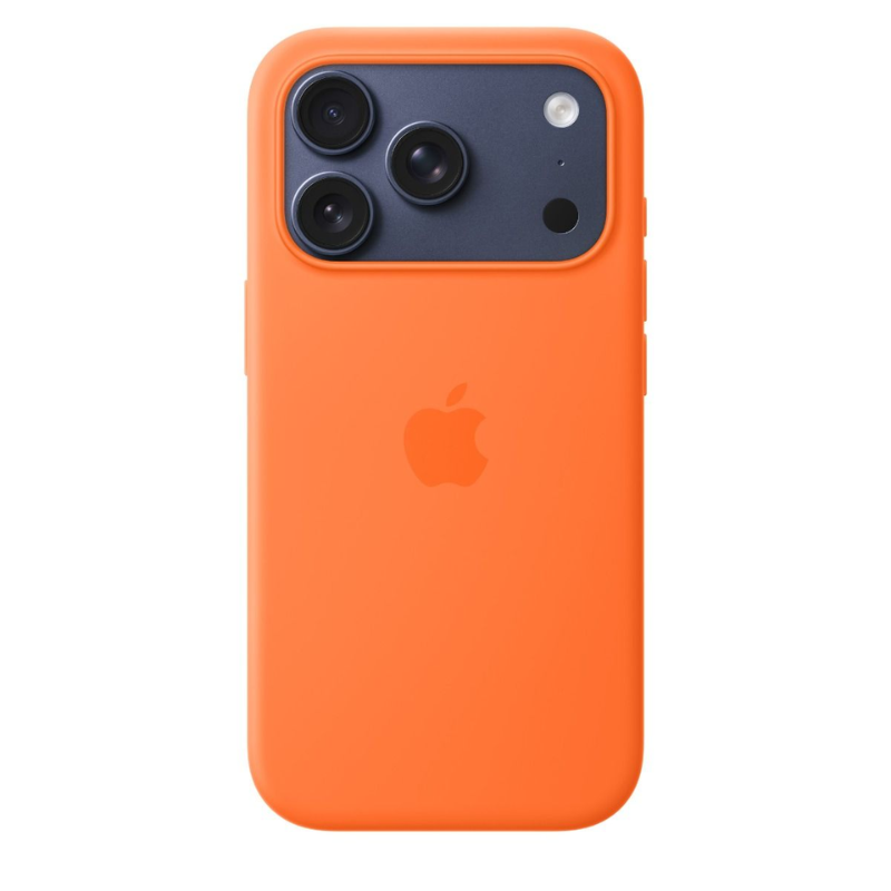 Apple iPhone 17 Pro Silicone Case With MagSafe - Orange