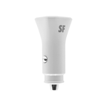 Mobile Bits 36W Dual USB A & Type-C Car Charger - White