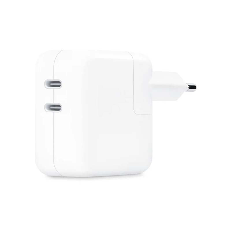 Apple 35W Dual USB C Port Power Adapter - White