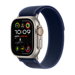 Apple Watch Ultra 2 GPS + Cellular 49mm Natural Titanium Case with Blue Trail Loop - S/M