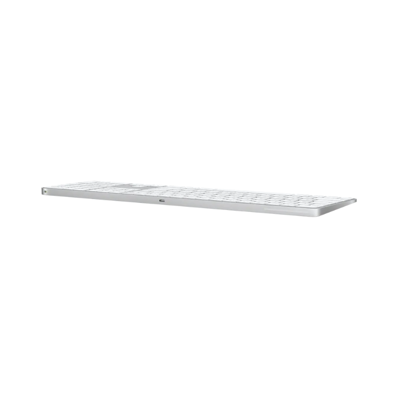 Apple Magic Keyboard With Touch ID And Numeric Keypad For Mac Models With Apple Silicon International English - White Keys