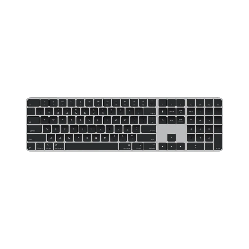 Apple Magic Keyboard With Touch ID And Numeric Keypad For Mac Models With Apple Silicon International English - Black Keys