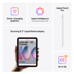 Apple iPad Mini A17 Pro Wi-Fi + Cellular 512GB - Purple