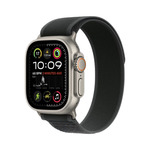 Apple 49mm Black Trail¬¨‚Ä†Loop¬¨‚Ä†S/M - Natural Titanium Finish