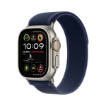 Apple 49mm Blue Trail¬¨‚Ä†Loop¬¨‚Ä†S/M - Natural Titanium Finish