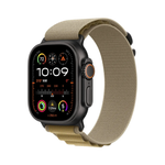 Apple 49mm Tan Alpine¬¨‚Ä†Loop Small - Black Titanium Finish
