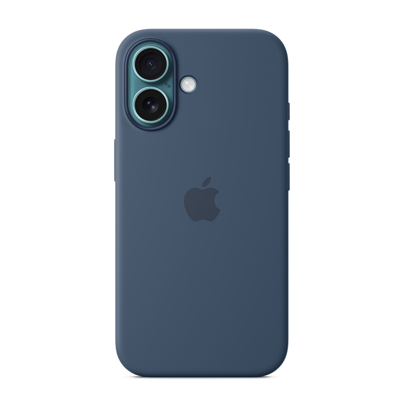 Apple iPhone 16 Plus Silicone Case with MagSafe - Denim