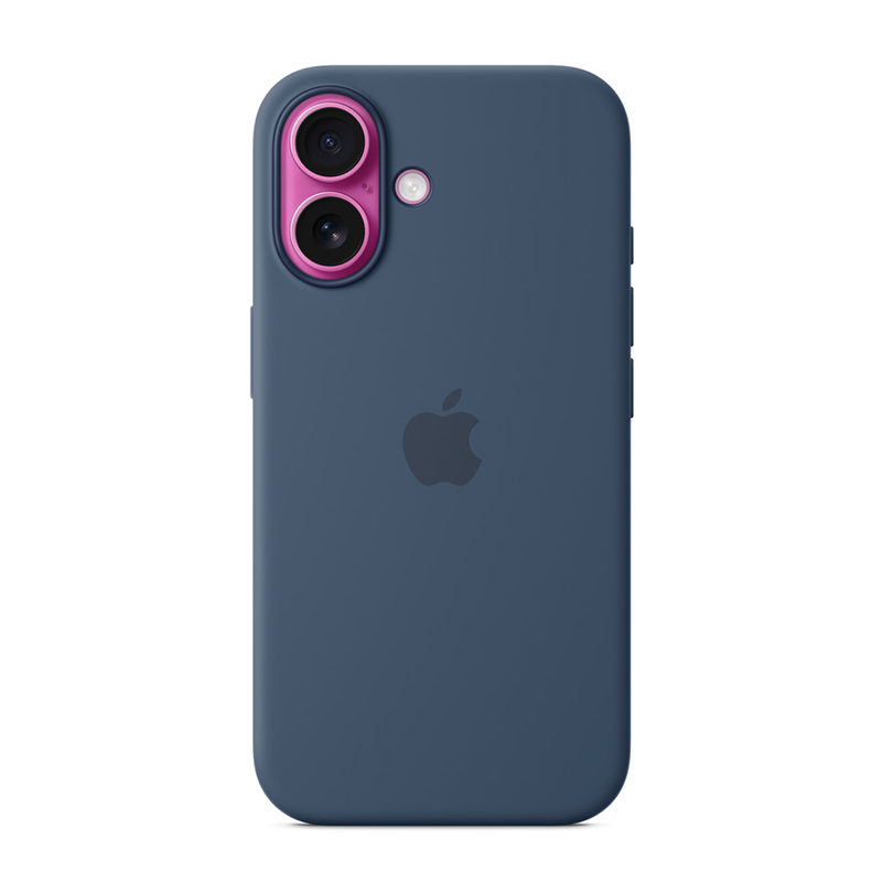 Apple iPhone 16 Plus Silicone Case with MagSafe - Denim