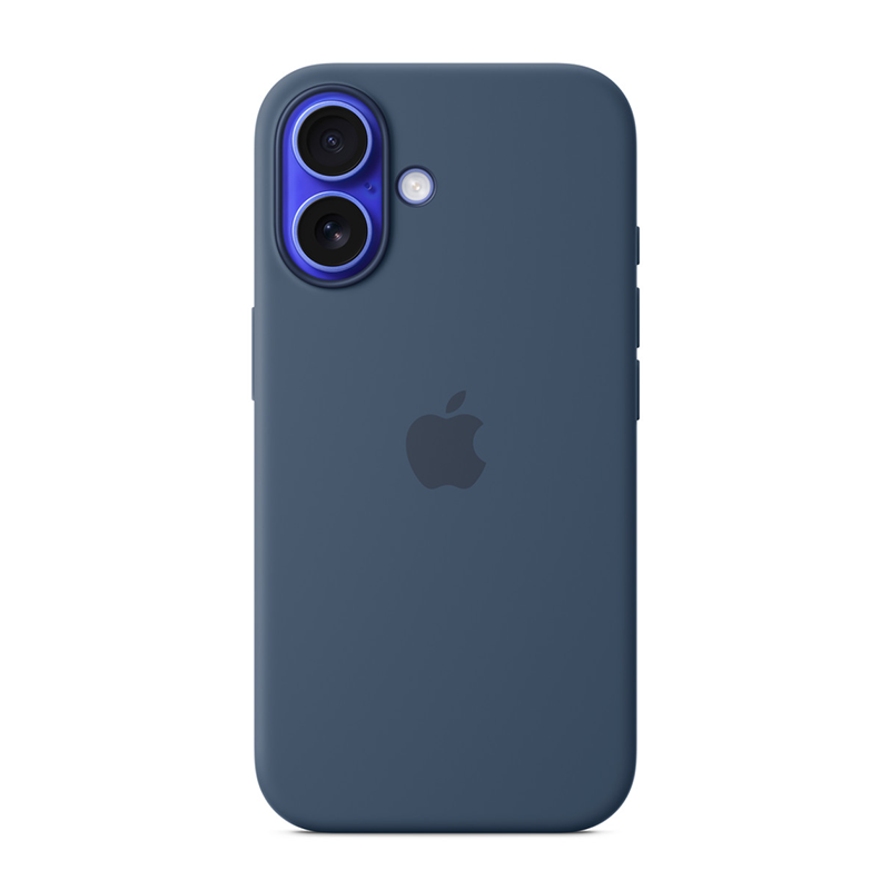 Apple iPhone 16 Plus Silicone Case with MagSafe - Denim