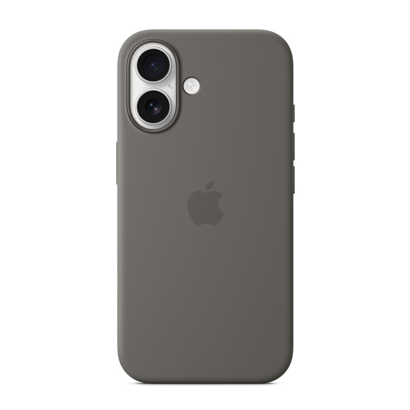 Apple iPhone 16 Plus Silicone Case with MagSafe - Stone Grey