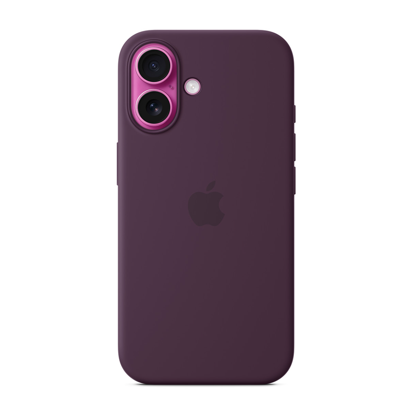 Apple iPhone 16 Plus Silicone Case with MagSafe - Plum