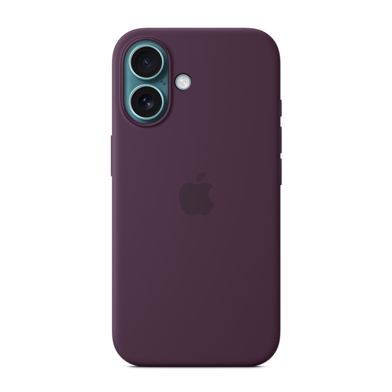 Apple iPhone 16 Plus Silicone Case with MagSafe - Plum