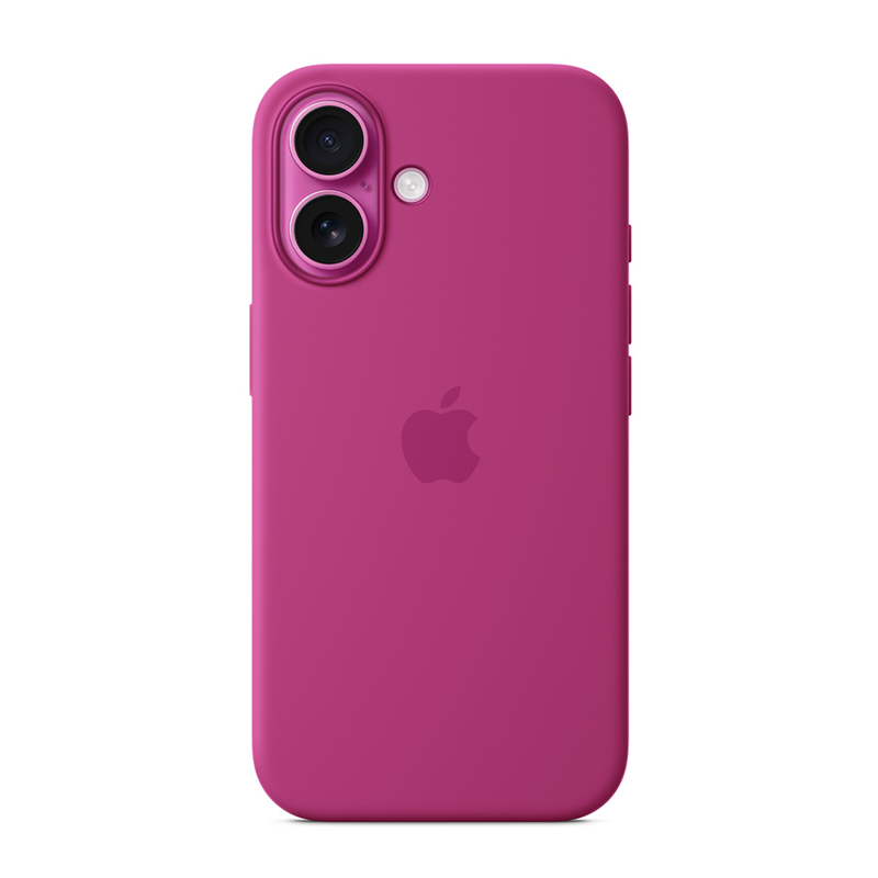 Apple iPhone 16 Plus Silicone Case with MagSafe - Fuchsia Pink