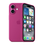 Apple iPhone 16 Plus Silicone Case with MagSafe - Fuchsia Pink
