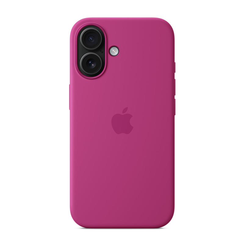 Apple iPhone 16 Plus Silicone Case with MagSafe - Fuchsia Pink