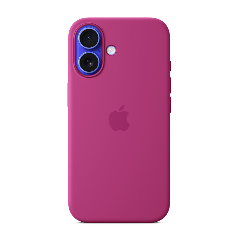 Apple iPhone 16 Plus Silicone Case with MagSafe - Fuchsia Pink