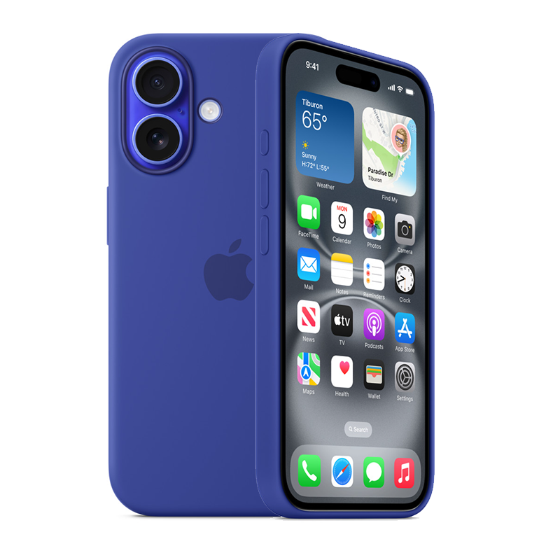 Apple iPhone 16 Plus Silicone Case with MagSafe - Ultramarine Blue