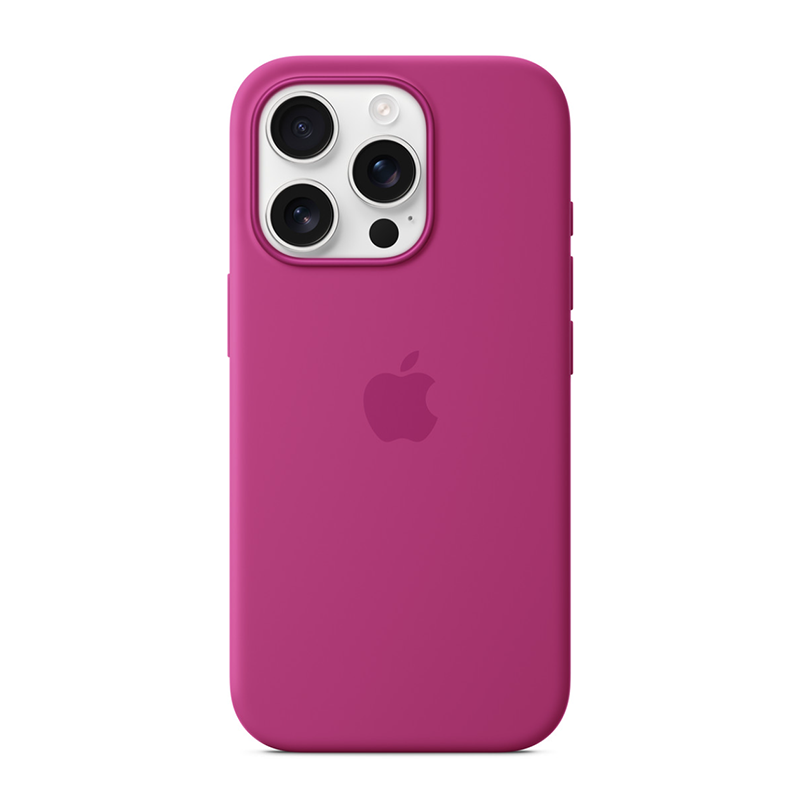 Apple iPhone¬¨‚Ä†16 Pro Silicone Case with MagSafe - Fuchsia Pink