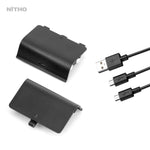 Nitho XBOX One Twin Battery Packs - Black