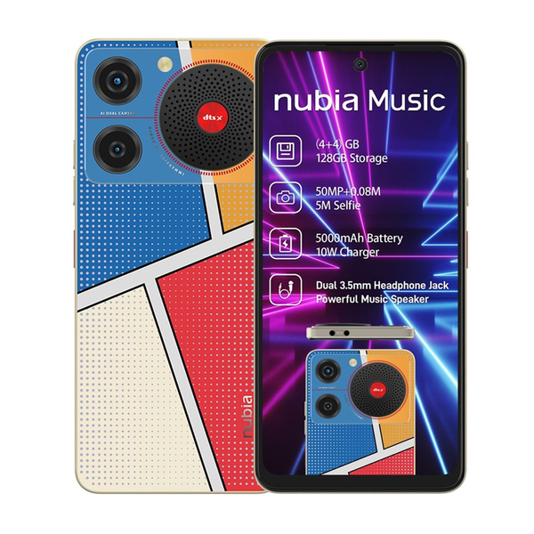 Nubia Music Pop Art 4G Dual Sim 128GB – Technomobi (Pty) Ltd