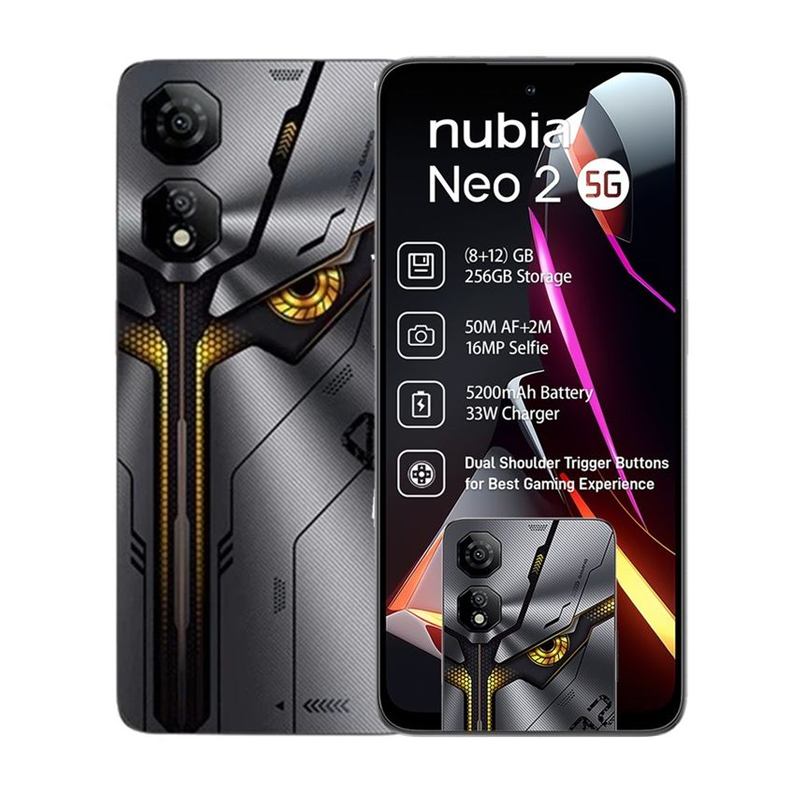 Nubia Neo 2 5G Dual Sim 256GB - Grey - Black