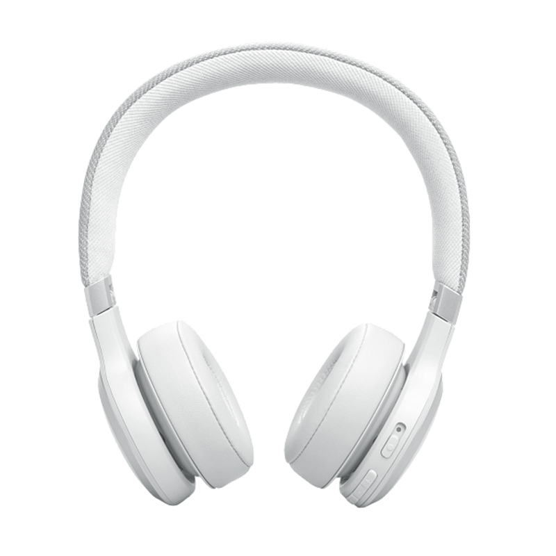 JBL Live 670NC Wireless Bluetooth On-Ear Noise Cancelling Headphones - White