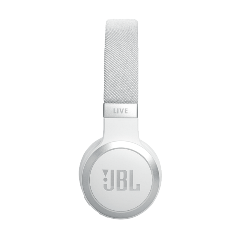 JBL Live 670NC Wireless Bluetooth On-Ear Noise Cancelling Headphones - White
