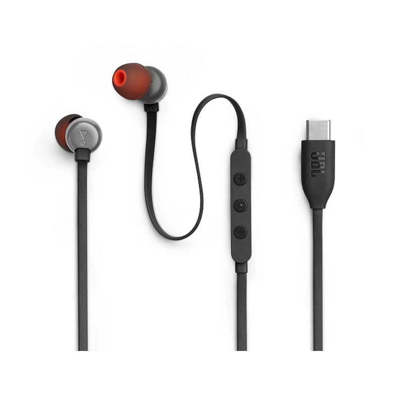 JBL Tune 310C USB Type C In-Ear Earbuds - Black