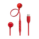 JBL Tune 305C USB-C Wired Hi-Res Earbuds - Red