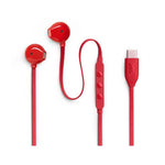 JBL Tune 305C USB-C Wired Hi-Res Earbuds - Red