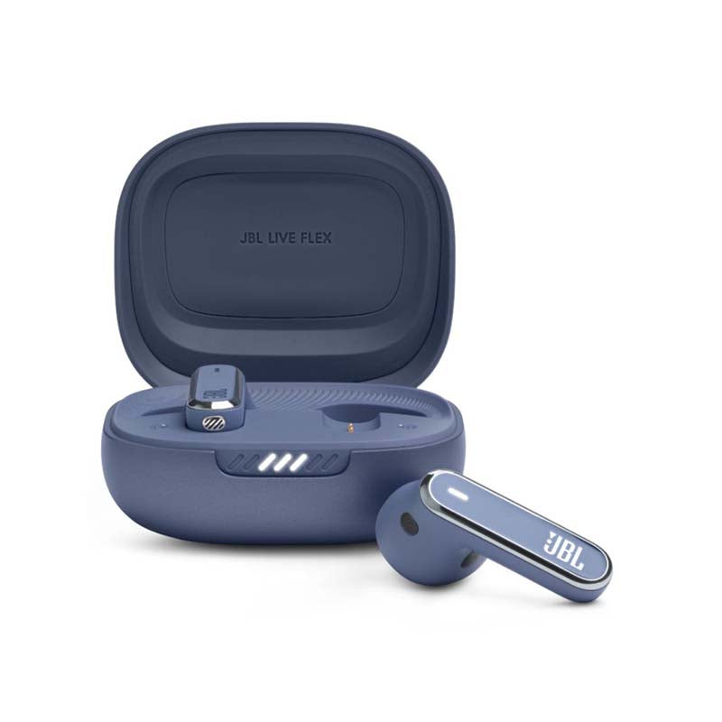 JBL Live Flex True Wireless Noise Cancelling Earbuds - Blue