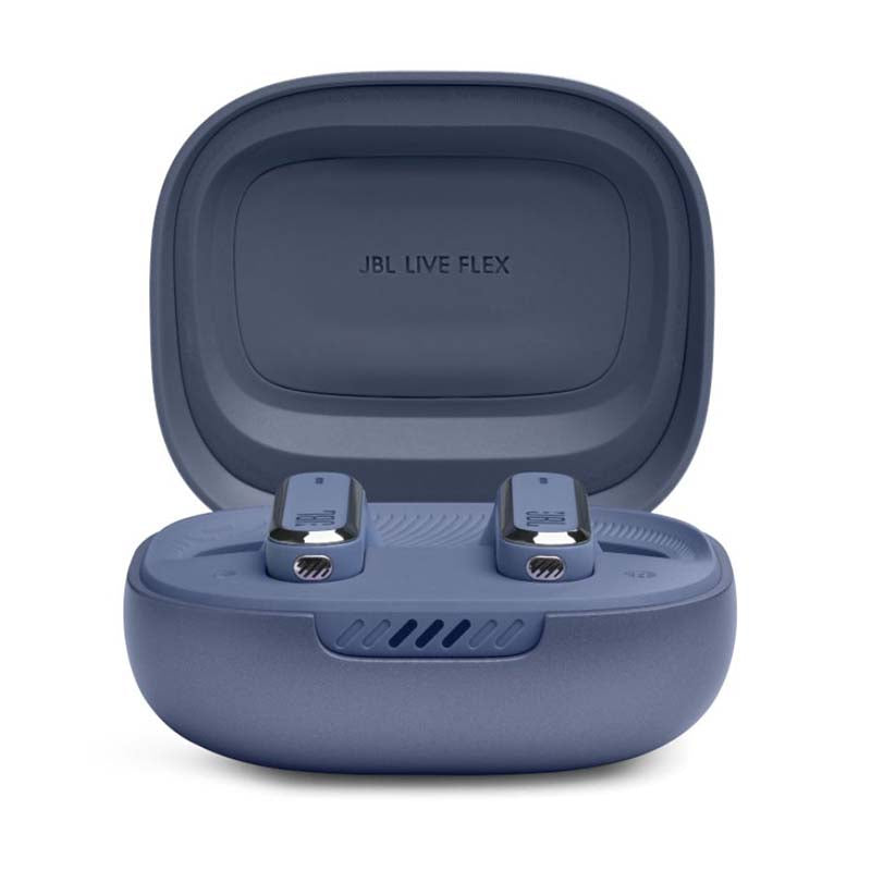 JBL Live Flex True Wireless Noise Cancelling Earbuds - Blue