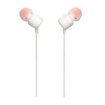 JBL Tune 110 In Ear Earbuds With Mic - White