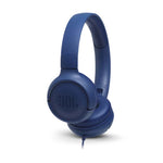 JBL Tune 500 Wired On Ear Headphones With Mic - Blue