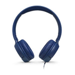 JBL Tune 500 Wired On Ear Headphones With Mic - Blue