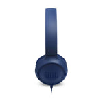 JBL Tune 500 Wired On Ear Headphones With Mic - Blue