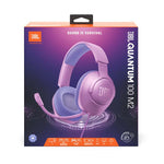 JBL Quantum 100M2 Wired Over-Ear Gaming Headset with Detachable Mic - Purple