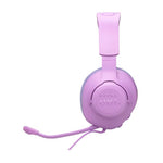 JBL Quantum 100M2 Wired Over-Ear Gaming Headset with Detachable Mic - Purple