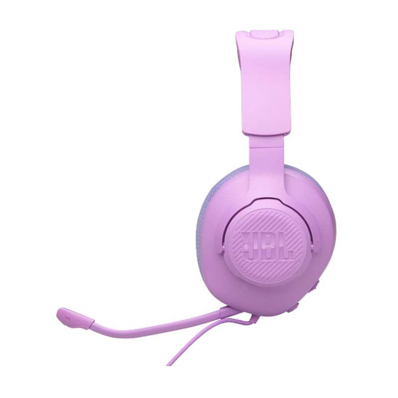 JBL Quantum 100M2 Wired Over-Ear Gaming Headset with Detachable Mic - Purple