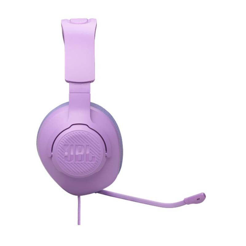JBL Quantum 100M2 Wired Over-Ear Gaming Headset with Detachable Mic - Purple