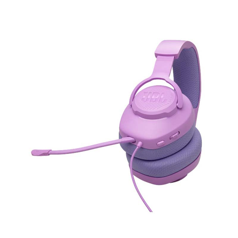 JBL Quantum 100M2 Wired Over-Ear Gaming Headset with Detachable Mic - Purple