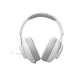 JBL Quantum 100M2 Wired Over-Ear Gaming Headset with Detachable Mic - White