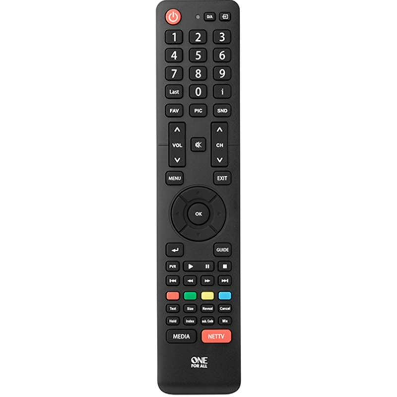 One For All Universal Hisense TV Remote - Black