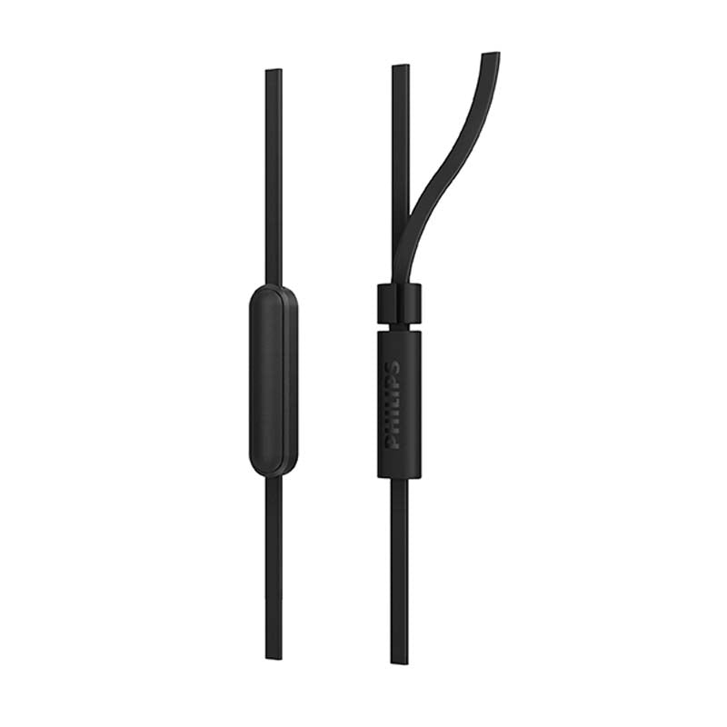 Philips TAE1105 In-Ear Wired Earbuds With Mic - Black