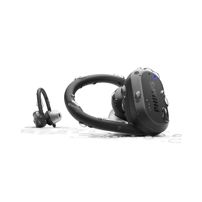 Philips True Wireless Sports Headphones with Heart Monitor - Black