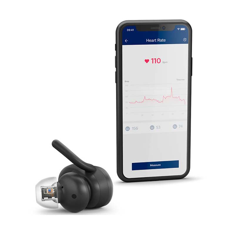 Philips True Wireless Sports Headphones with Heart Monitor - Black